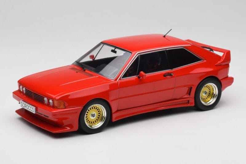 Volkswagen Rieger Scirocco Mk1 GTO Raudonas MCG 1:18 MCG18446 Metalas