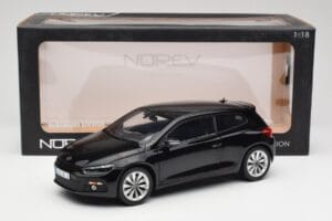 Volkswagen Scirocco Mk3 Juodas Norev 1:18 188471 Metalas - nuotrauka 8 iš 8