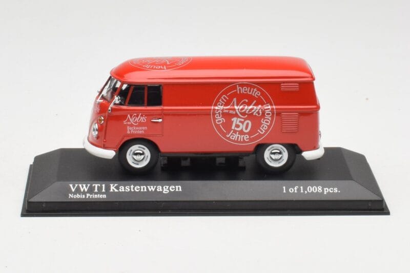 Volkswagen T1 Panel Van Nobis Printen Minichamps 1:43 430052212 Metalas