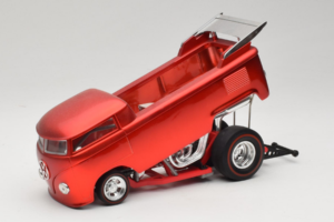 Volkswagen T1 Truck Raudonas Hot Wheels 1:18 J2895 Metalas - nuotrauka 2 iš 8