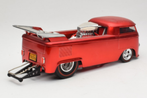 Volkswagen T1 Truck Raudonas Hot Wheels 1:18 J2895 Metalas - nuotrauka 3 iš 8