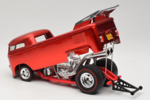 Volkswagen T1 Truck Raudonas Hot Wheels 1:18 J2895 Metalas - nuotrauka 5 iš 8