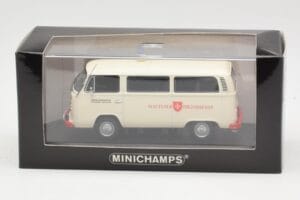 Volkswagen T2 Ambulance Malteser Hilfsdienst Minichamps 1:43 400053092 Metalas - nuotrauka 4 iš 4