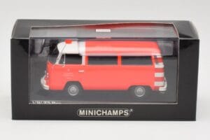 Volkswagen T2 Bus Ugniagesiai Frankfurt Minichamps 1:43 400053091 Metalas - nuotrauka 4 iš 4
