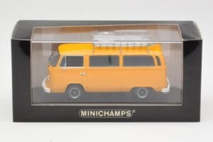Volkswagen T2 Bus Geltonas Minichamps 1:43 400053002 Metalas - nuotrauka 4 iš 4