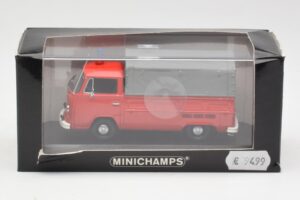 Volkswagen T2 Flatbed Ugniagesiai Dortmund Minichamps 1:43 400053290 Metalas - nuotrauka 4 iš 4