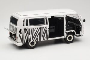 Volkswagen T2a Bus Safari Schuco 1:18 00191 Metalas - nuotrauka 2 iš 8