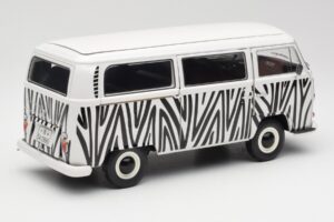 Volkswagen T2a Bus Safari Schuco 1:18 00191 Metalas - nuotrauka 3 iš 8