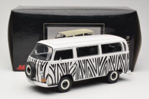 Volkswagen T2a Bus Safari Schuco 1:18 00191 Metalas - nuotrauka 8 iš 8