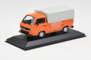 Volkswagen T3 Flatbed Oranžinis Minichamps 1:43 400055200 Metalas - nuotrauka 2 iš 4