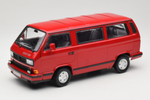 Volkswagen T3 Redstar Raudonas Norev 1:18 188542 Metalas