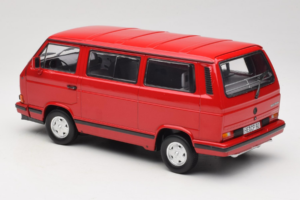 Volkswagen T3 Redstar Raudonas Norev 1:18 188542 Metalas - nuotrauka 5 iš 6