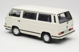 Volkswagen T3 Whitestar Baltas Norev 1:18 188541 Metalas - nuotrauka 5 iš 6