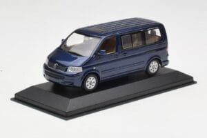 Volkswagen T5 Bus Shadow Blue Minichamps 1:43 842902102 Metalas - nuotrauka 2 iš 4