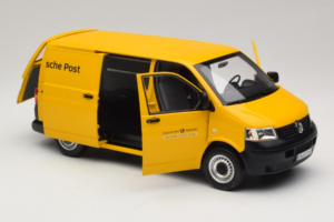 Volkswagen T5 Transporter Deutsche Post Norev 1:18 188617 Metalas - nuotrauka 9 iš 9