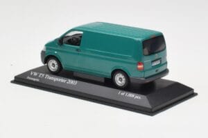 Volkswagen T5 Transporter Žalias Minichamps 1:43 400052261 Metalas - nuotrauka 3 iš 4