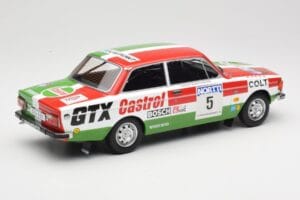 Volvo 142 #5 H. Mikkola / E. Rautanen Rally 1000 Lakes 1973 MCG 1:18 MCG18529R Metalas - nuotrauka 2 iš 6