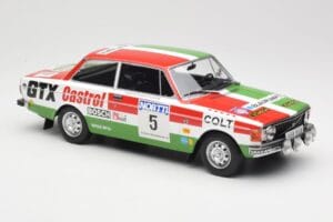 Volvo 142 #5 H. Mikkola / E. Rautanen Rally 1000 Lakes 1973 MCG 1:18 MCG18529R Metalas - nuotrauka 4 iš 6