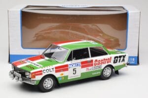 Volvo 142 #5 H. Mikkola / E. Rautanen Rally 1000 Lakes 1973 MCG 1:18 MCG18529R Metalas - nuotrauka 6 iš 6