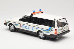 Volvo 240 GL Universalas Polis Sweden Minichamps 1:18 155171480 Metalas - nuotrauka 5 iš 6