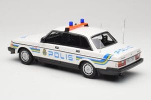 Volvo 240 GL Polis Sweden Minichamps 1:18 155171490 Metalas - nuotrauka 5 iš 6