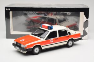 Volvo 740 GL DRK Aschaffenburg Minichamps 1:18 155171790 Metalas - nuotrauka 6 iš 6
