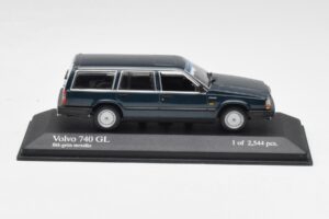 Volvo 740 GL Estate Mėlynai Žalias Metallic Minichamps 1:43 943171713 Metalas