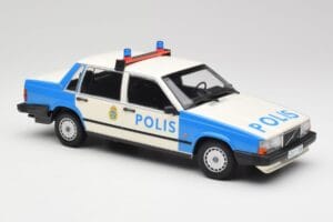 Volvo 740 GL Švedijos Policija Minichamps 1:18 155171791 Metalas - nuotrauka 4 iš 6