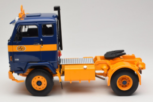 Volvo F88 Tamsiai Mėlynas Geltonas MCG 1:18 MCG18140 Metalas - nuotrauka 4 iš 8