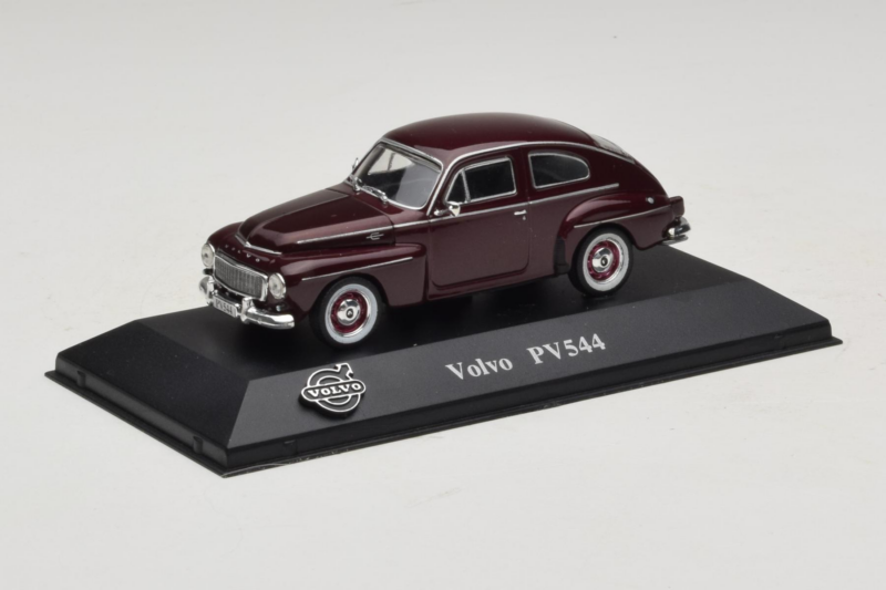 Volvo PV544 Tamsiai Raudonas Atlas 1:43 8506014 Metalas