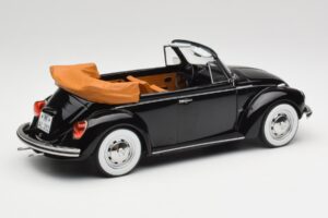 Volkswagen Beetle 1303 Kabrioletas Juodas Norev 1:18 188533 Metalas - nuotrauka 2 iš 6