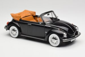 Volkswagen Beetle 1303 Kabrioletas Juodas Norev 1:18 188533 Metalas - nuotrauka 4 iš 6
