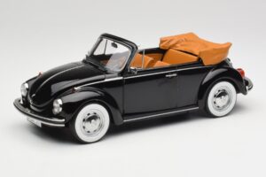 Volkswagen Beetle 1303 Kabrioletas Juodas Norev 1:18 188533 Metalas
