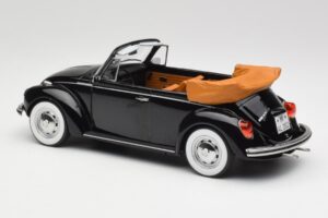 Volkswagen Beetle 1303 Kabrioletas Juodas Norev 1:18 188533 Metalas - nuotrauka 5 iš 6