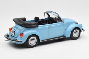 Volkswagen Beetle 1303 Kabrioletas Šviesiai Mėlynas Norev 1:18 188531 Metalas - nuotrauka 2 iš 6