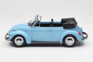 Volkswagen Beetle 1303 Kabrioletas Šviesiai Mėlynas Norev 1:18 188531 Metalas - nuotrauka 3 iš 6