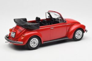 Volkswagen Beetle 1303 Kabrioletas Raudonas Norev 1:18 188529 Metalas - nuotrauka 2 iš 6