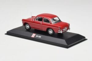 Volkswagen 1500 Ruby Raudonas Minichamps 1:43 VW001 Metalas - nuotrauka 3 iš 4