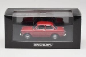 Volkswagen 1500 Ruby Raudonas Minichamps 1:43 VW001 Metalas - nuotrauka 4 iš 4