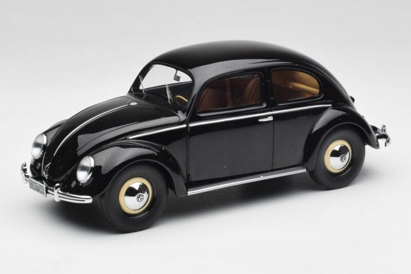 Volkswagen Beetle Type 1 Juodas Minichamps 1:18 107054001 Metalas
