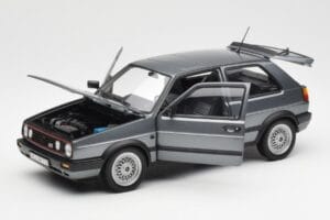 Volkswagen Golf Mk2 GTI Pilkas Metalinis Norev 1:18 188442 Metalas - nuotrauka 2 iš 8