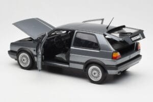 Volkswagen Golf Mk2 GTI Pilkas Metalinis Norev 1:18 188442 Metalas - nuotrauka 5 iš 8