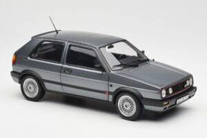 Volkswagen Golf Mk2 GTI Pilkas Metalinis Norev 1:18 188442 Metalas - nuotrauka 6 iš 8