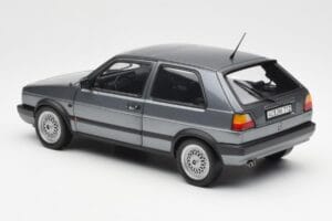 Volkswagen Golf Mk2 GTI Pilkas Metalinis Norev 1:18 188442 Metalas - nuotrauka 7 iš 8