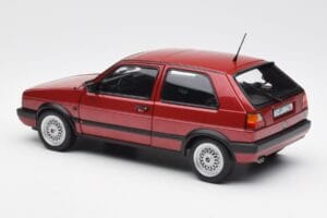 Volkswagen Golf Mk2 GTI Raudonas Metalinis Norev 1:18 188555 Metalas - nuotrauka 7 iš 8
