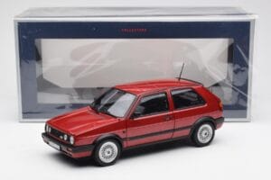 Volkswagen Golf Mk2 GTI Raudonas Metalinis Norev 1:18 188555 Metalas - nuotrauka 8 iš 8