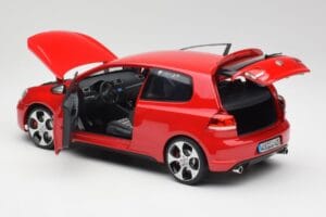 Volkswagen Golf Mk6 GTI Tornado Raudonas Norev 1:18 5K3099302Y3D Metalas - nuotrauka 5 iš 8