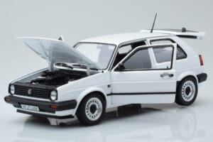 Volkswagen Golf CL Mk2 Baltas Riboto Leidimo Norev 1:18 188561 Metalas - nuotrauka 2 iš 8