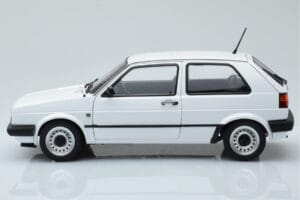 Volkswagen Golf CL Mk2 Baltas Riboto Leidimo Norev 1:18 188561 Metalas - nuotrauka 4 iš 8