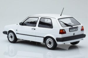 Volkswagen Golf CL Mk2 Baltas Riboto Leidimo Norev 1:18 188561 Metalas - nuotrauka 7 iš 8